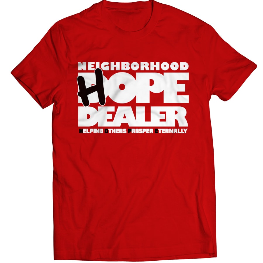 HOPE Dealer t-shirt (red)